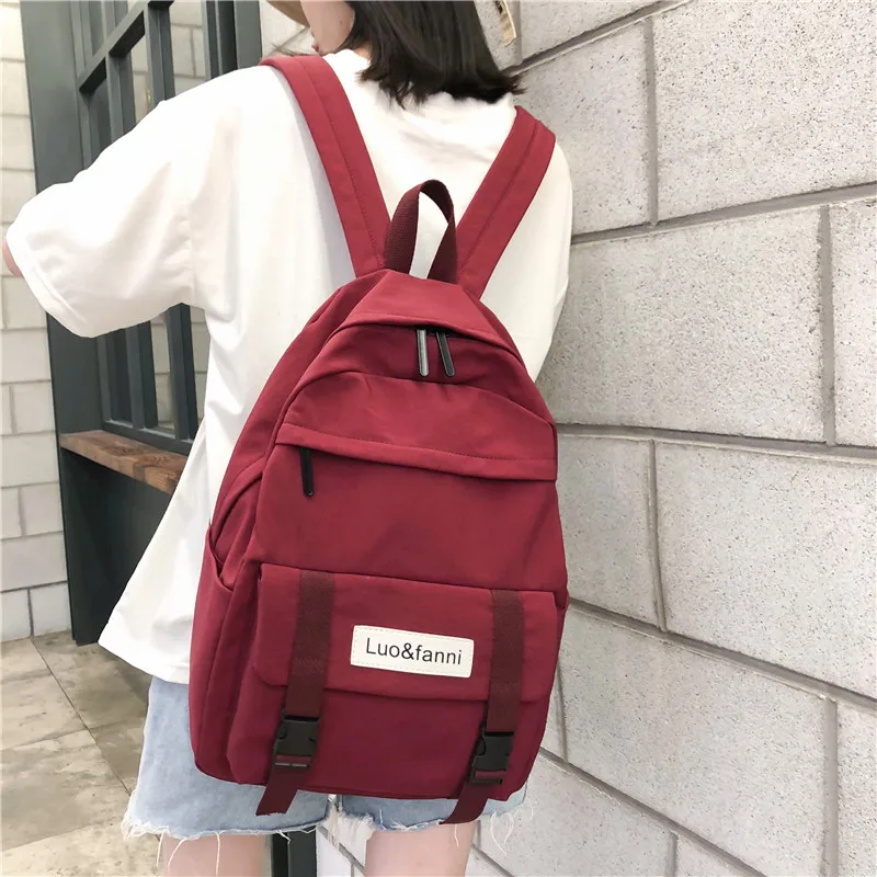 DCIMOR New waterproof nylon Women Backpack Large capacity Schoolbags for Teenage girls Travel Backpack Fashion Book Bag Mochila