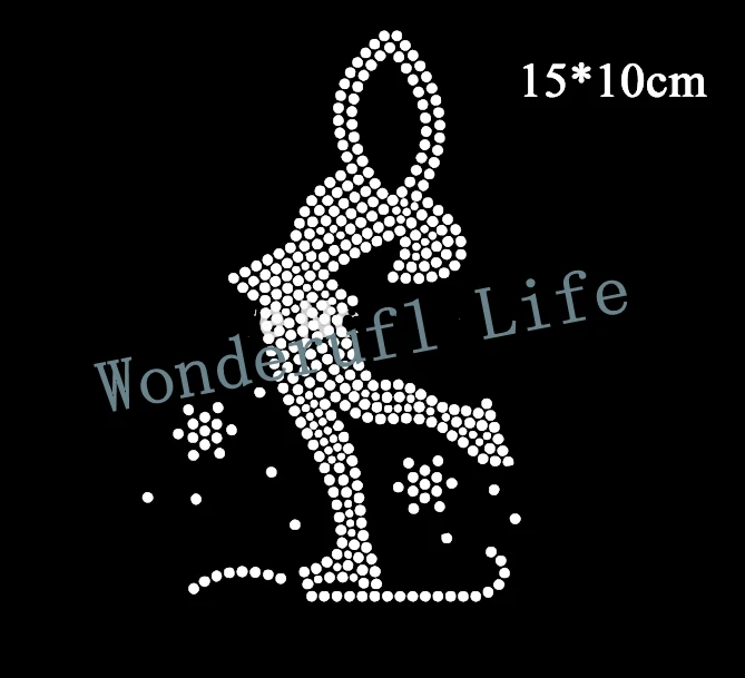 Бесплатная доставка Горячая фиксация горный хрусталь железо на скейт леди