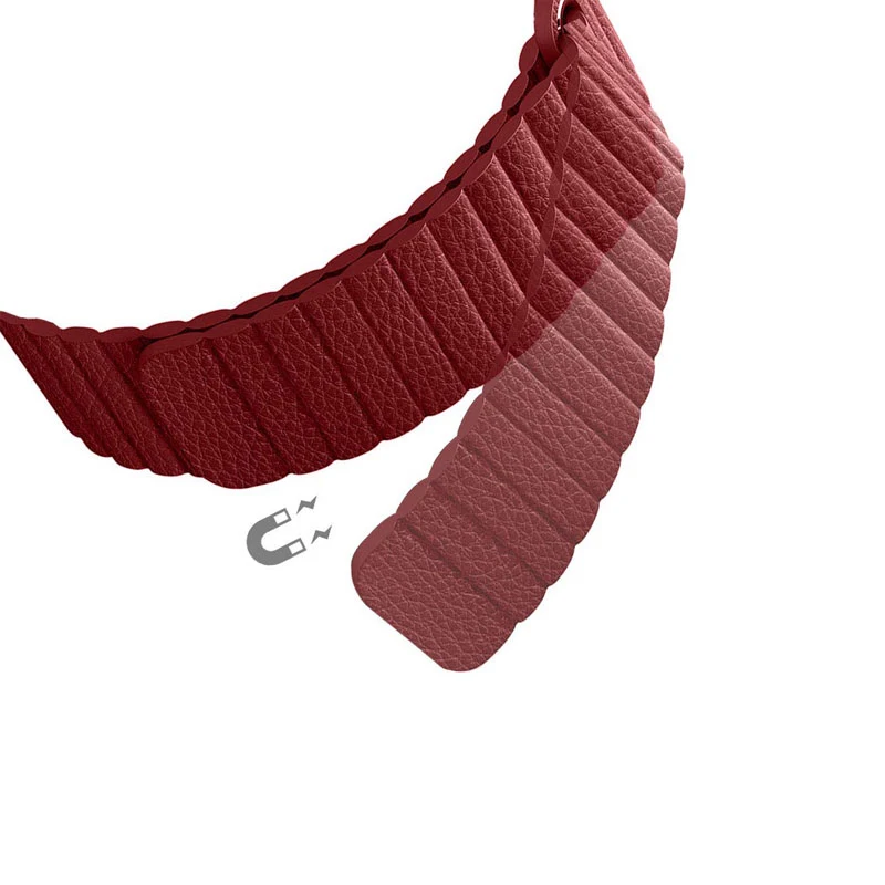 Натуральная кожа петля ремешок для apple watch band 44 мм 40 мм, 42 мм, 38 мм, версия apple watch 5/4/3/2/1 наручных часов iwatch, магнитный ремешок для часов аксессуары