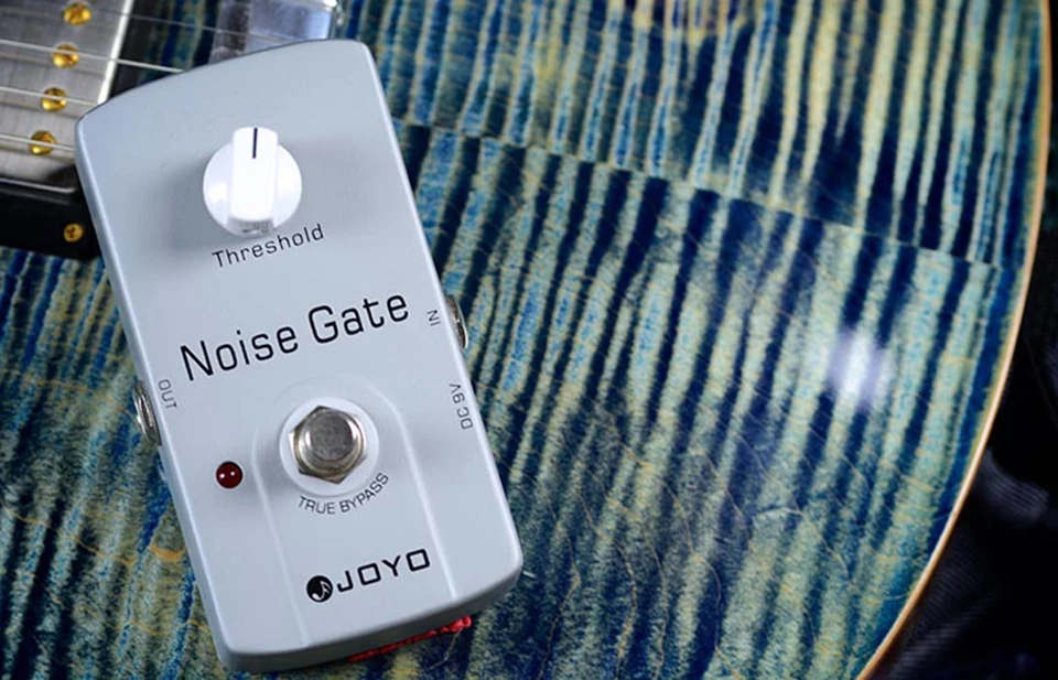 JOYO Guitar Effects Noise Gate Pedal Reduces Eletric Extra Minimum Loss Of Tone Easily Operated | Спорт и развлечения