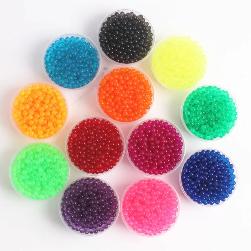 Новый тип водяных бусин 1200 шт./компл. 3D головоломки игрушки 12 цветов Hama Beads для