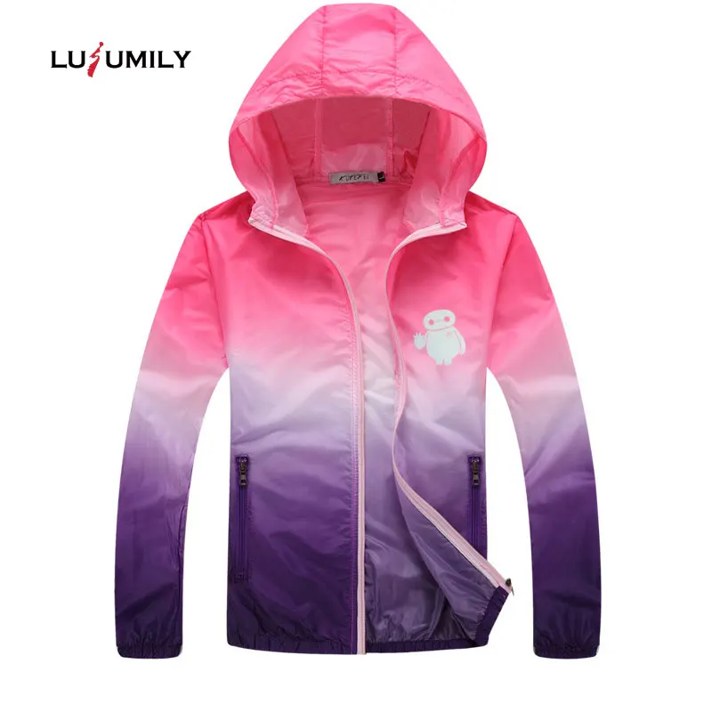 Lusumily тонкая ветровка Женская Куртка розовая пальто уличная мода бейсбольная