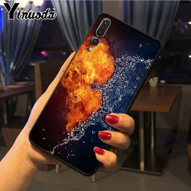 Yinuoda fire and water высококачественные аксессуары для телефонов чехол Huawei mate10 lite honor view 9