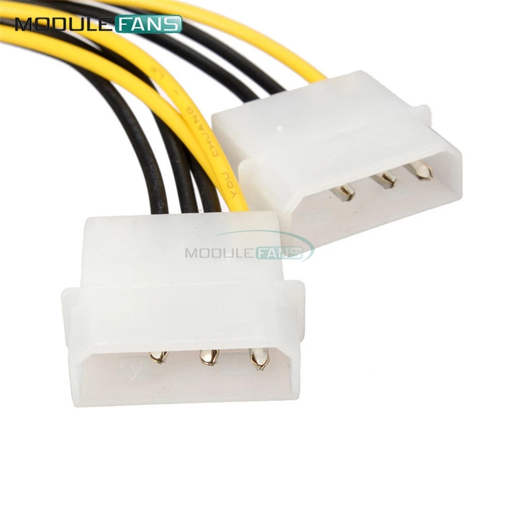 16-сантиметровый/5-дюймовый 8-контактный PCI Express папа-двойной LP4 4-контактный адаптер