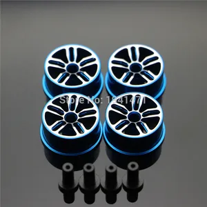 Легкие колеса RFDTYGR среднего диаметра, самодельные детали для Tamiya MINI 4WD, цветное колесо с алюминиевым диском L017 1 компл.лот