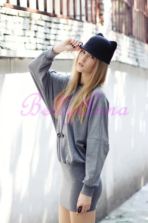 Женская шерстяная бейсболка модная зимняя с рогами дьявола милая шапка