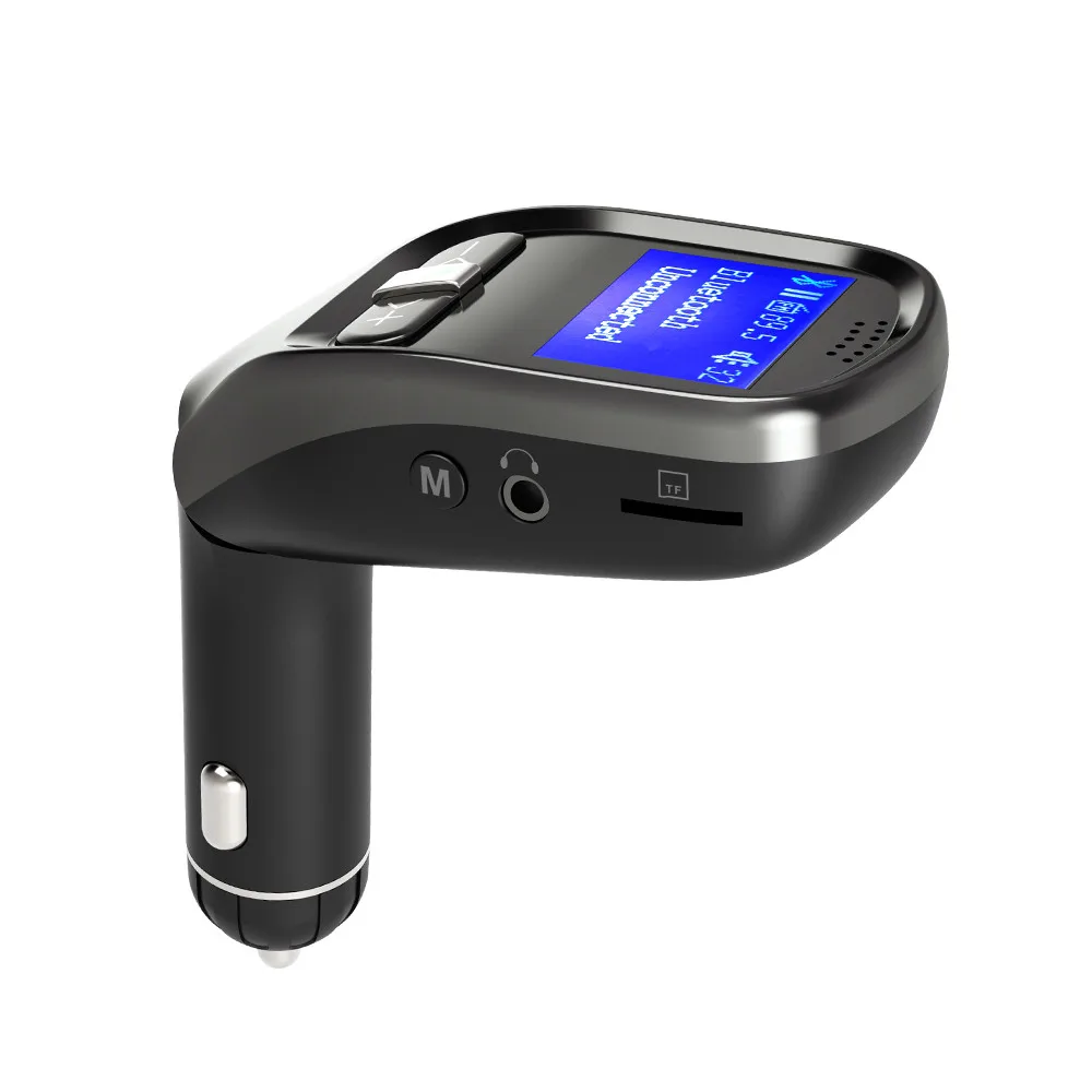 Новый Многофункциональный беспроводной Bluetooth fm передатчик ЖК дисплей mp3 плеер USB