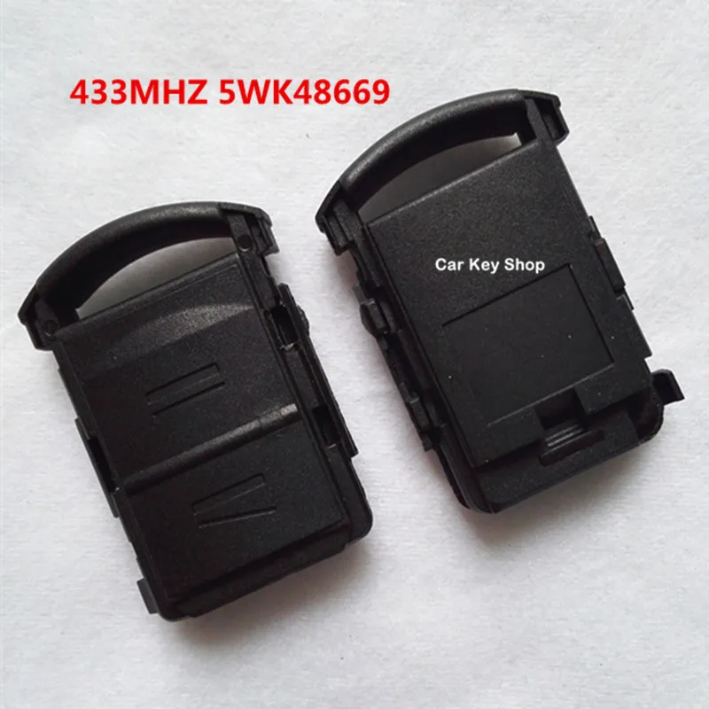 

2 Buttons Remote Key Control 433MHZ for Opel Corsa : 5WK48669