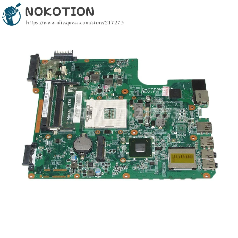 Материнская плата NOKOTION A000093070 DA0TE5MB6F0 для ноутбука Toshiba Satellite L745 основная 31TE5MB00G0 HM65