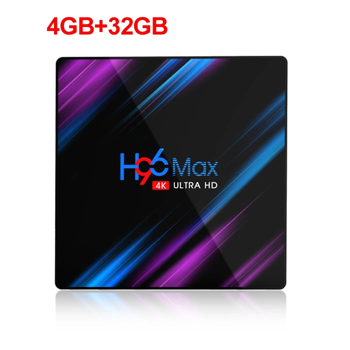 32G H96 Max-3318 Android tv Box 9,0 4 Гб 64 Гб четырехъядерный 64 бит 1080P H.265 4K Google Play Store Netflix Youtube Smart tv box медиа - Цвет: 32G