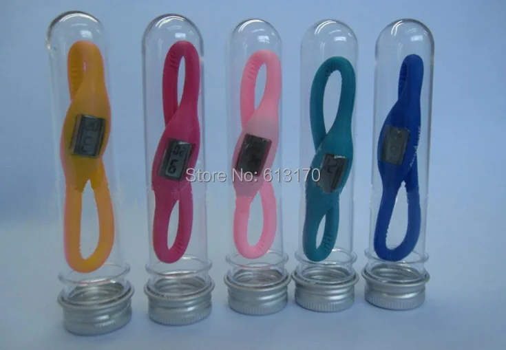 

40pcs New arrival Plastic Clear tube Bottles mask test tube bottle anion watch tube bottle with aluminum cap free shipping