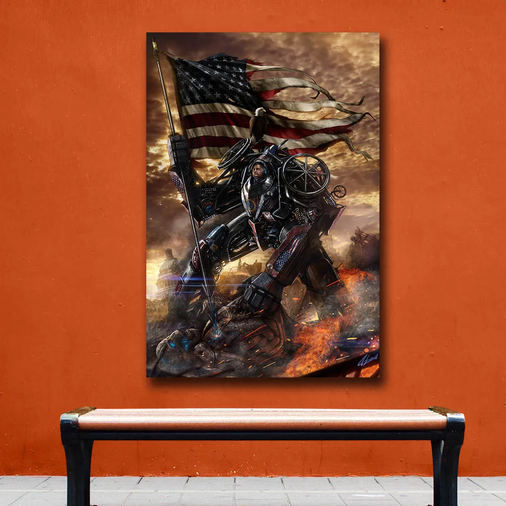 Wxkoil Wall Art Fdr_Battle_Master фото на холсте для Гостиная картина маслом домашнего декора