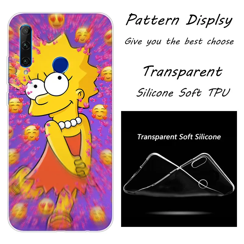 013 Горячий Los Simpsons Мягкий силиконовый чехол для телефона huawei Honor 20 20i 10 9 8 Lite 8X 8C 8A 8S 7S 7A Pro View 20 Модный чехол - Цвет: 013