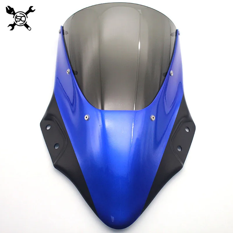 Мотоцикл ветровое стекло козырек подходит для Kawasaki NINJA250 NINJA400 NINJA 250 400 18 19 двойной пузырь