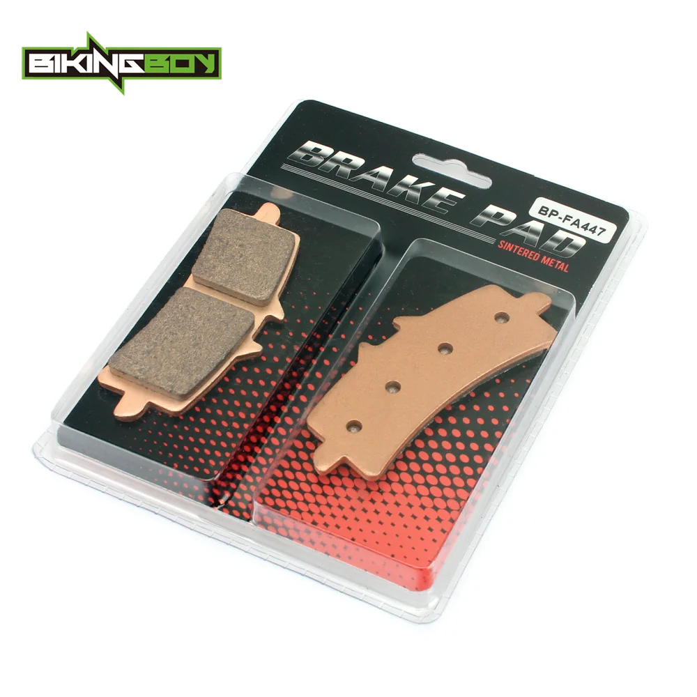 Передняя Спеченная тормозная колодка BIKINGBOY для Ducati 848 1098 1198 R S SP Evo 1199 1200 Panigale Hypermotard