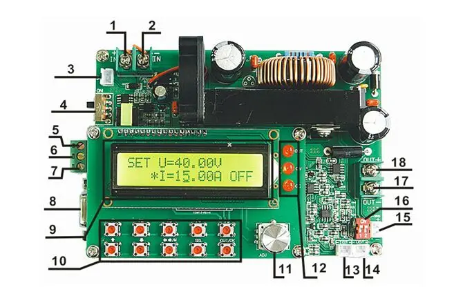 DPS-6015A Высокая точность Программируемый Высокой мощности питания модуль изоляции