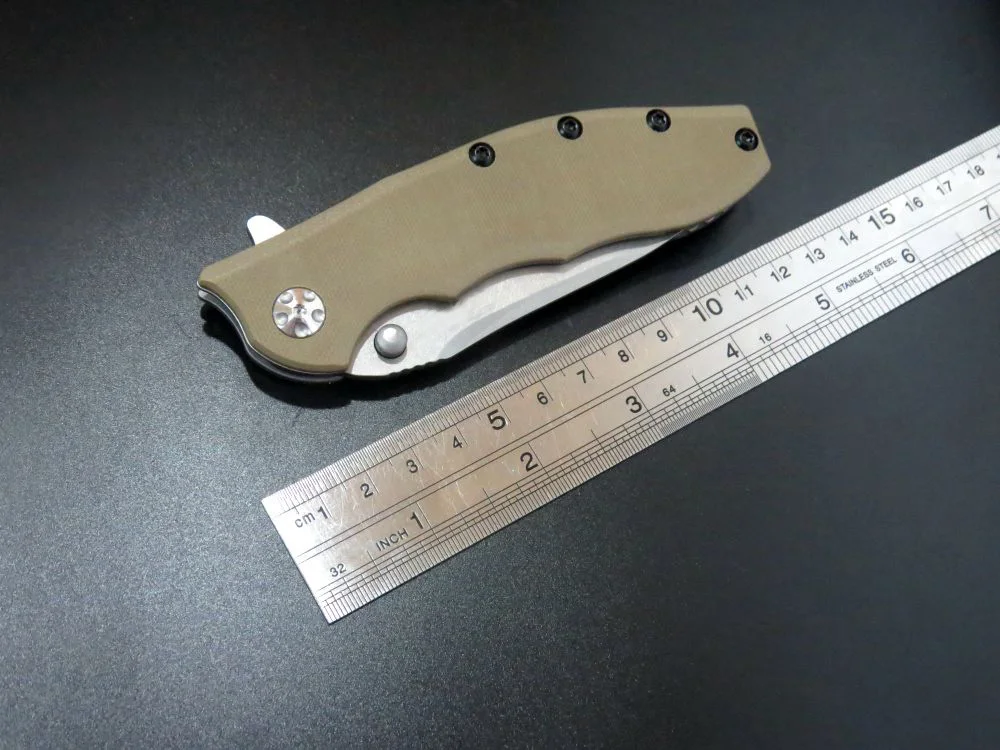 Горячая продажа 0562 металлическое складное лезвие нож стальное G10 Ручка