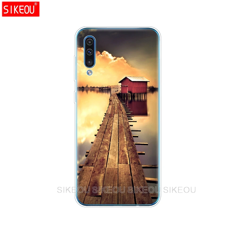 Для samsung Galaxy A50 силиконовый прозрачный Футляр задняя крышка чехол для телефона для samsung A50 A505 A505F SM-A505F мягкий чехол 6,4 - Цвет: 33990