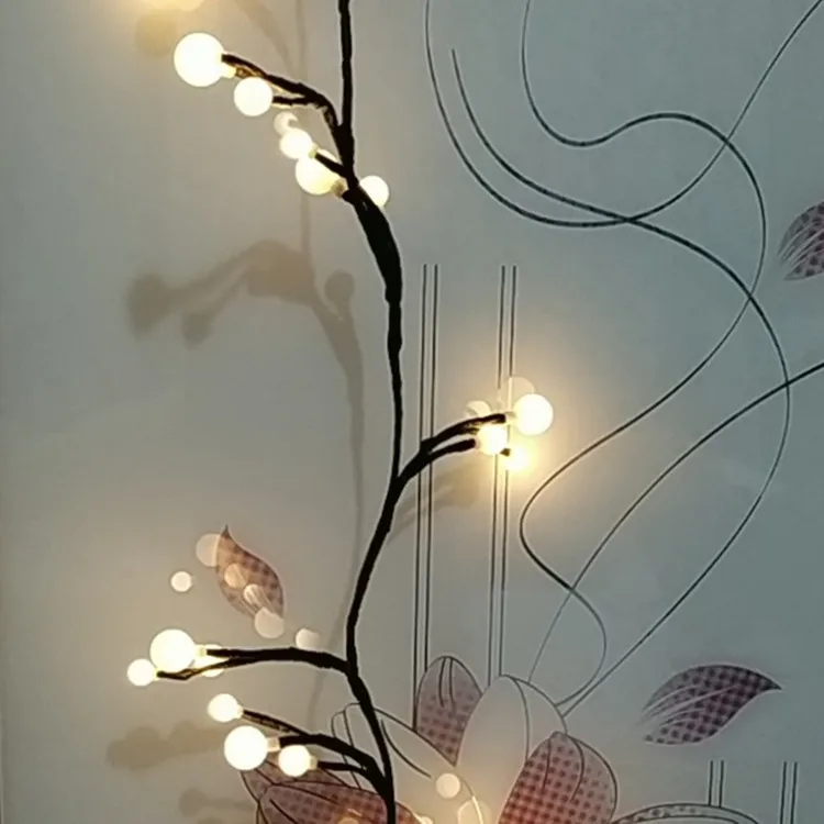 Christmas Decorations for Home 2.5m 72LED Branch Light String Ball LED Curtain New Year Tree Navidad | Дом и сад