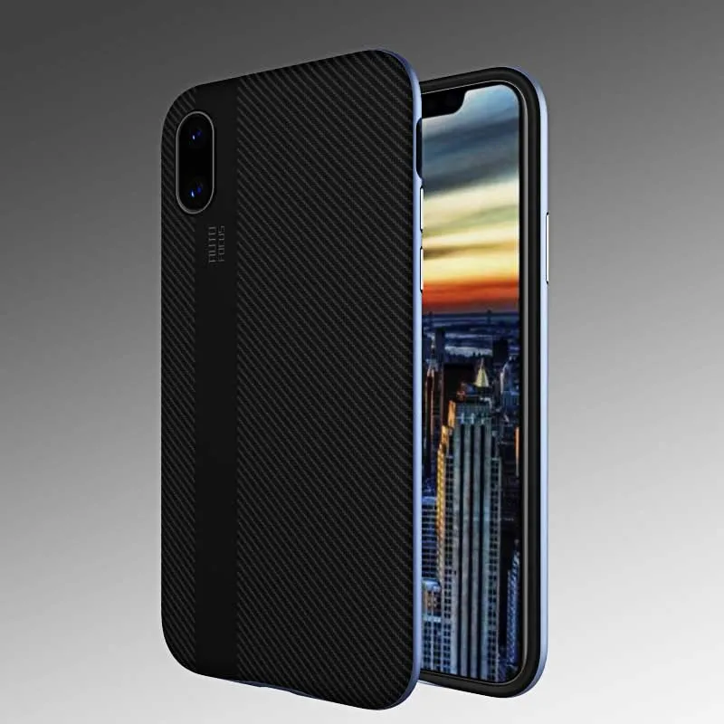 Для IPhone X Дело MOFI оригинальной силикона мягкой анти стук 2 в 1 роскошный черный