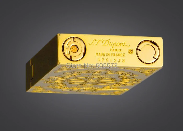 S.T Memorial Dupont lighter Bright Sound! New In Box+Gas converter Serial number C152 |