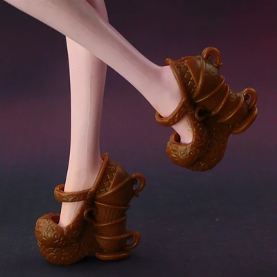 5 пар/лот; Новая модная обувь для куклы Monster High; высококачественные высокие сапоги;