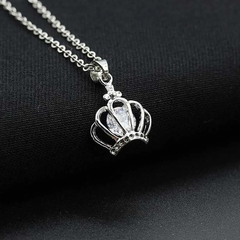 Различные хрустальные ожерелья с кулоном Снежинка Корона Бабочка Женская