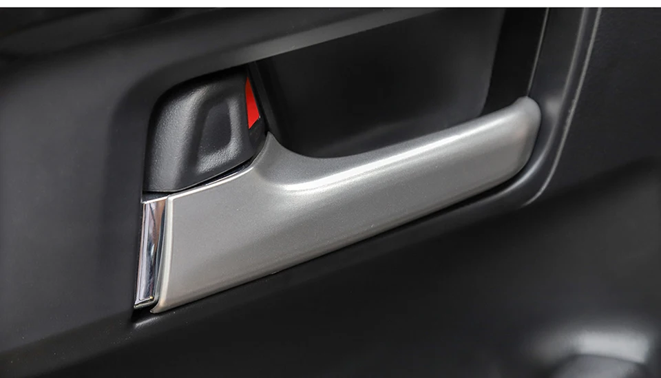 SHINEKA Интерьер Литье для Toyota 4runner ABS двери автомобиля внутренняя ручка украшения Стикеры подходит для Toyota 4runner вверх