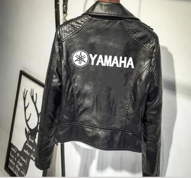2019 модное пальто Yamaha для женщин короткие кожаные с принтом в стиле панк Гарри