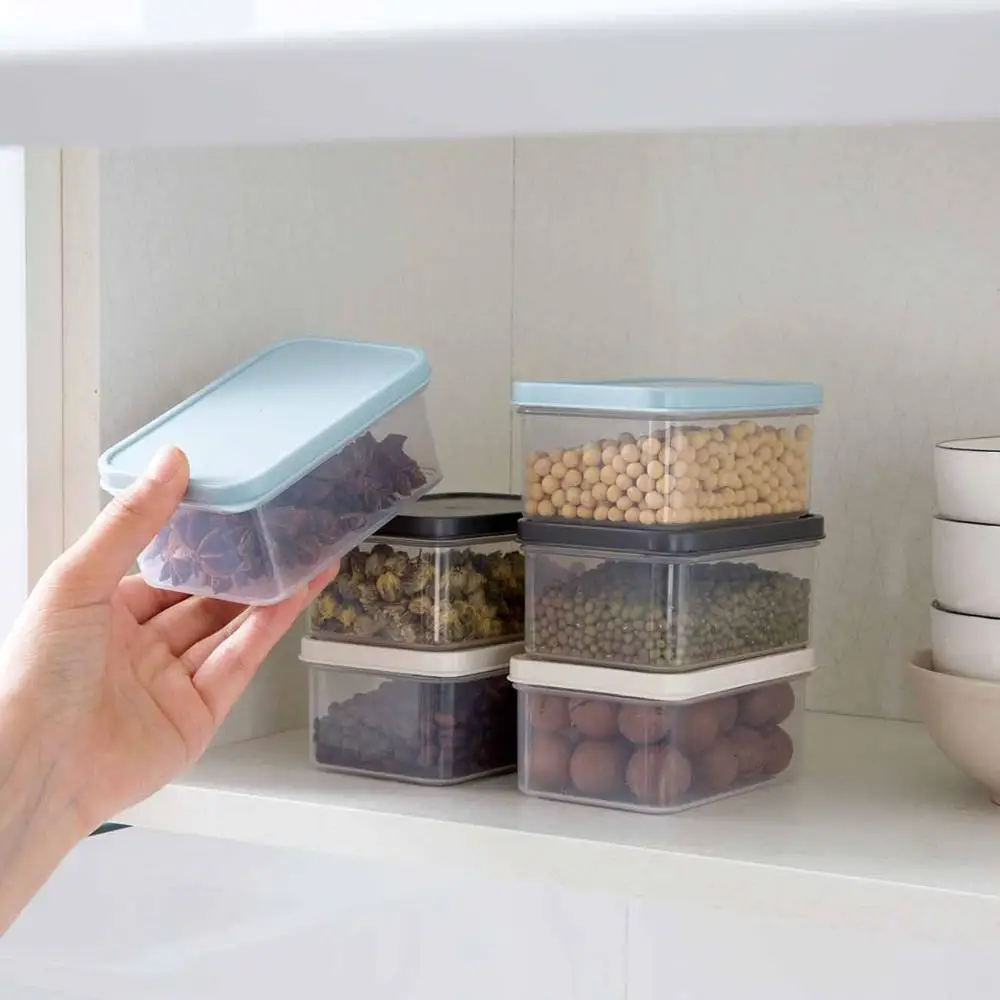 Герметичные банки для кухни в японском стиле 3 шт./компл. пластиковые контейнеры