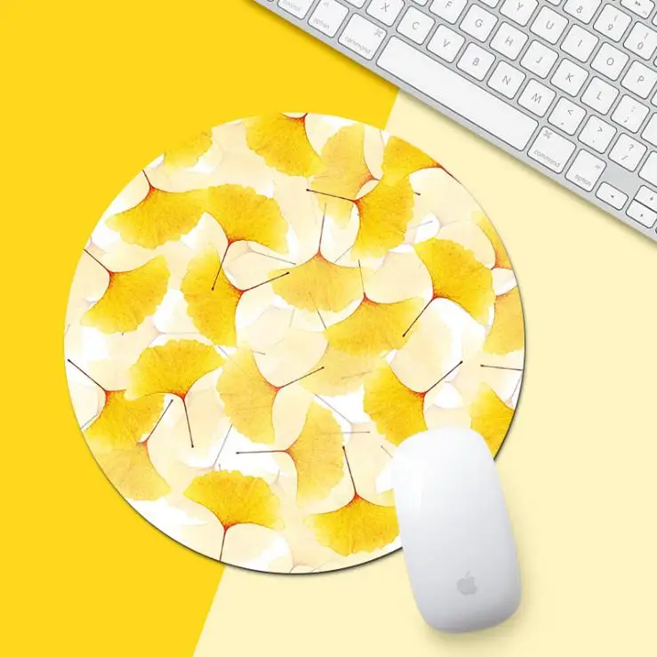 Ginkgo Leaf Фламинго офисный стол коврик офисный стол аксессуары набор школьных принадлежностей офисный стол органайзер высокое качество мышь стол инструменты - Цвет: Ginkgo Leaf