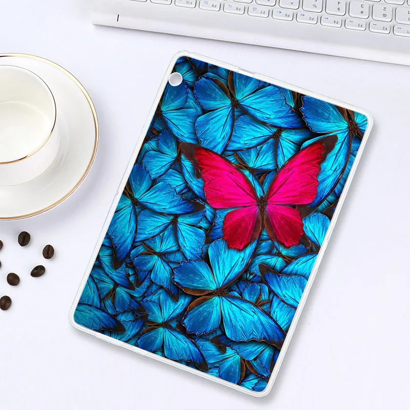 C111 Модный чехол s с рисунком для huawei MediaPad T3 T1 10 8,0 7,0 9,6 Plus, мягкий силиконовый тонкий чехол для huawei Honor Pad 2, чехол s - Цвет: C111