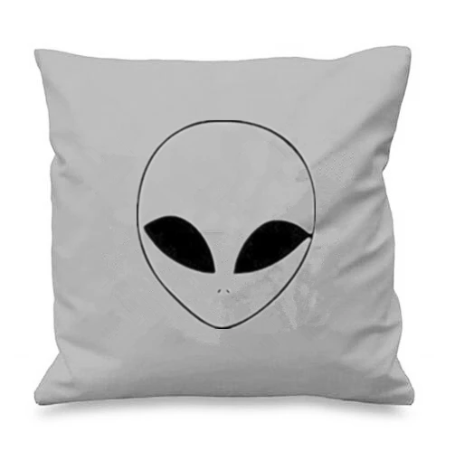 Новинка Наволочка с логотипом инопланетянина наволочка головой НЛО хипстер лицо