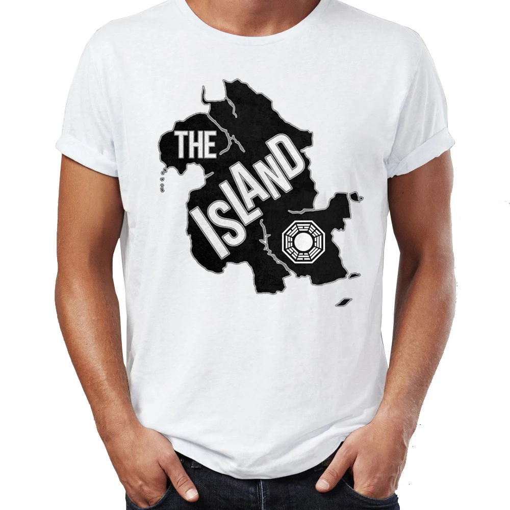 Новая брендовая мужская Футболка Lost Classic Tv tops футболка Homme серии Dharma inligation Nerdy плюс