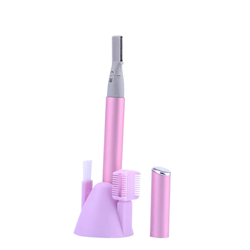 Only Eyebrow Trimmer Kemei Депилятор Электрический Женский Для лица удаление волос Женский Леди бритвенный бритва эпилятор для лица тела Бикини депилятор депиляция - Цвет: Only Eyebrow Trimmer