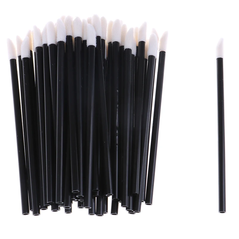 100pcs Maquillage Mascara Wands Lip Brush Pen Cleaner Cleaning Eyelash Disposable Makeup Applicators Make Up Brushes Set |