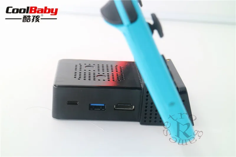 Портативная док станция с PCBA чехол ТВ коробка для переключения охлаждения база