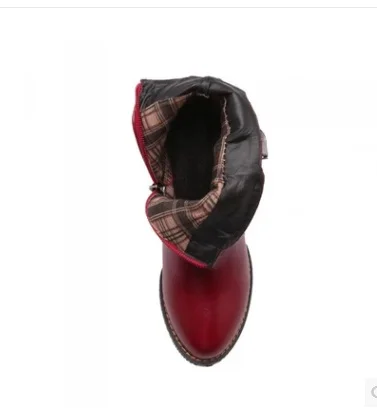 Женские бархатные ботинки на молнии Теплые ботильоны с острым носком и пряжкой