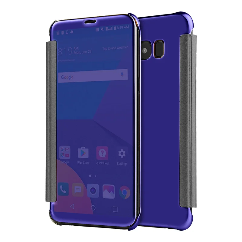 Акриловый чехол-книжка чехол для samsung galaxy S9 S8 A8 плюс S5neo S6 S7edge J1 J3 J5 J7 Pro A3 A5 A7 Note8 5 Крышка