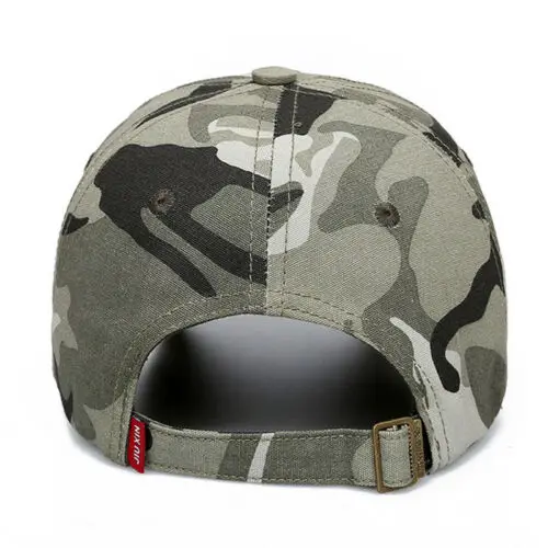 New Men American Sports Tonal Flag Patch Embroidery Curved Cap Military Tactical Operator Detachable Baseball Army Camo Hat