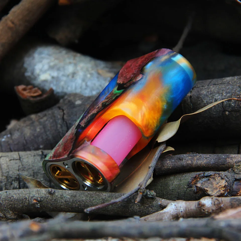 Оригинальный arctic Дельфин Amber Squonker mod стабилизированной древесины 7 мл Squonk бутылка
