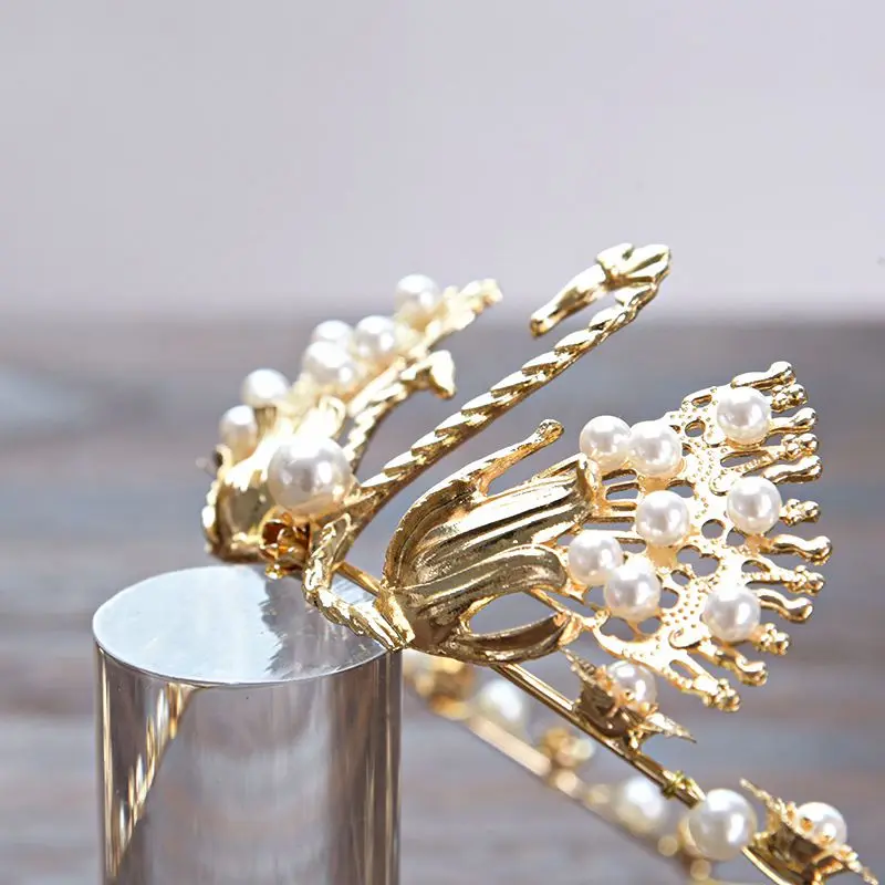 TANGTANG искусственная Корона торта свадебный день рождения Лебедь жемчуг ручной