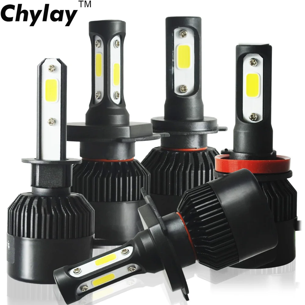 Turbo Led H4 H7 H1 H11 H3 H8 H9 H27 HB4 HB3 9005 9006 9007 881 светодиодная фара лампа 8000lm 6500K Автомобильная