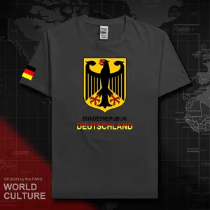 Футболка Deutschland, Мужская футболка из 2018 хлопка, 100% хлопок, для любителей спортивных встреч, фитнеса, 20