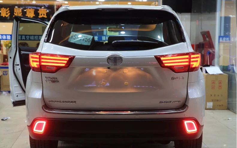 Vland заводские автомобильные аксессуары задний фонарь для Toyota Highlander- светодиодный задний фонарь дизайн Plug and Play
