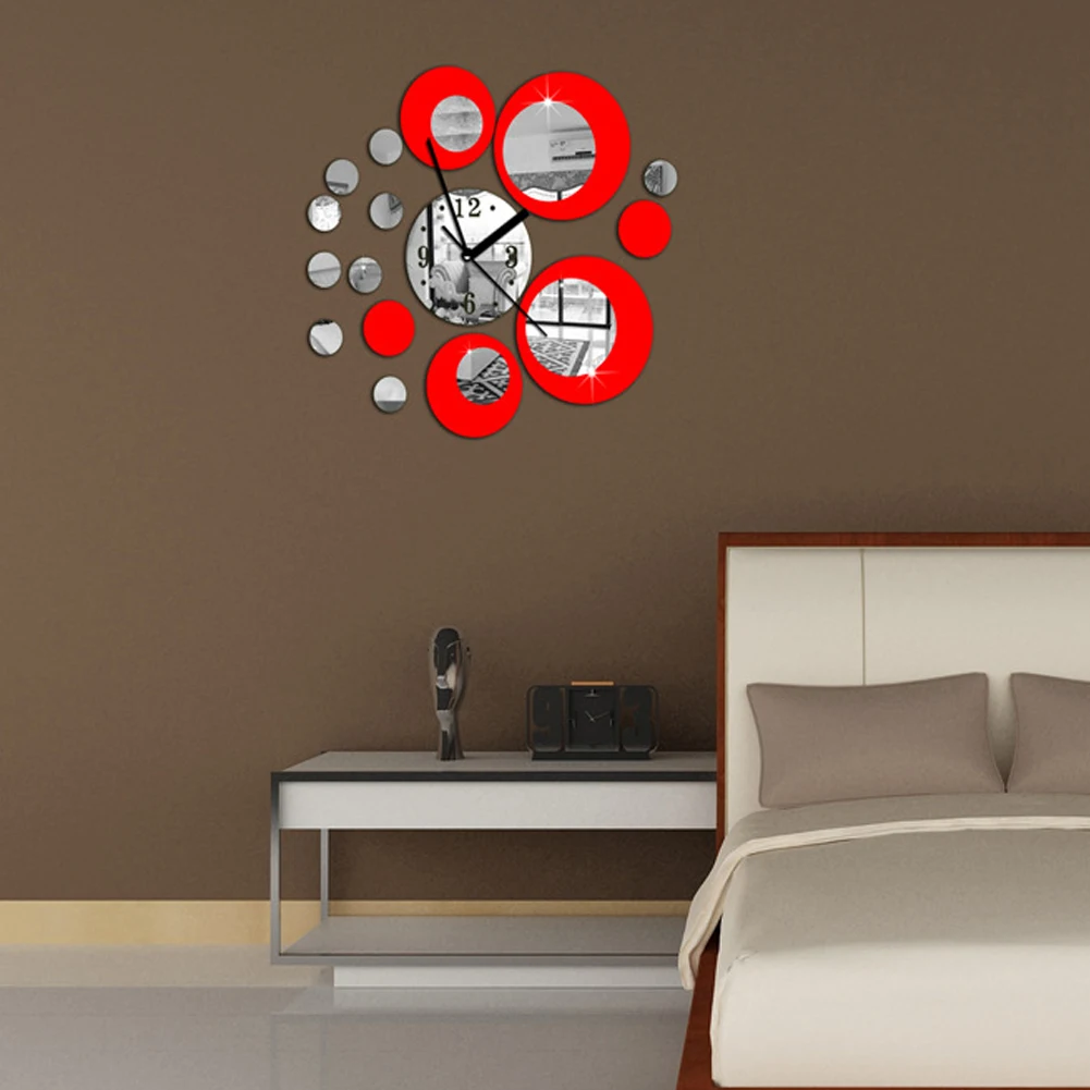 Современные модные персональные большие настенные часы для гостиной DIY 3D