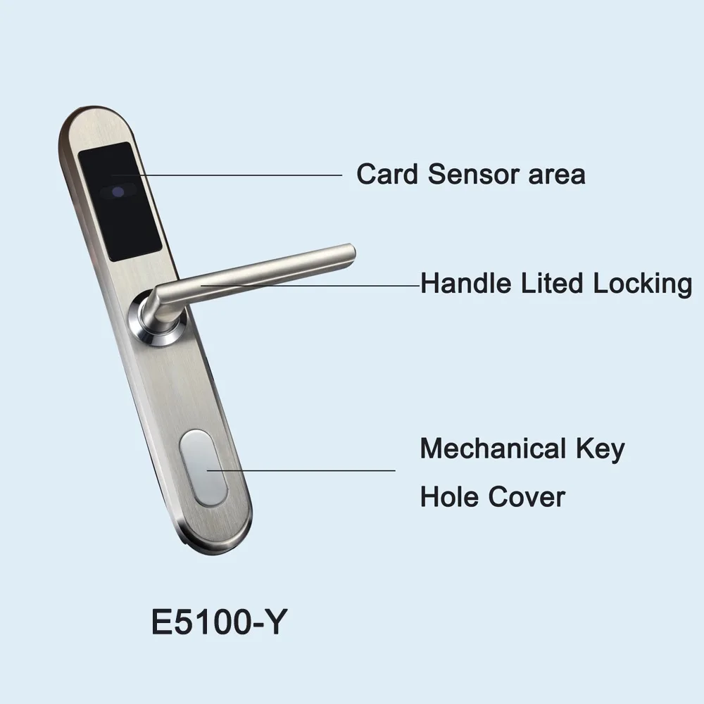 Электронная RFID система замка двери отеля салфетки карты Европейский стиль электронная карта Отель дверной замок