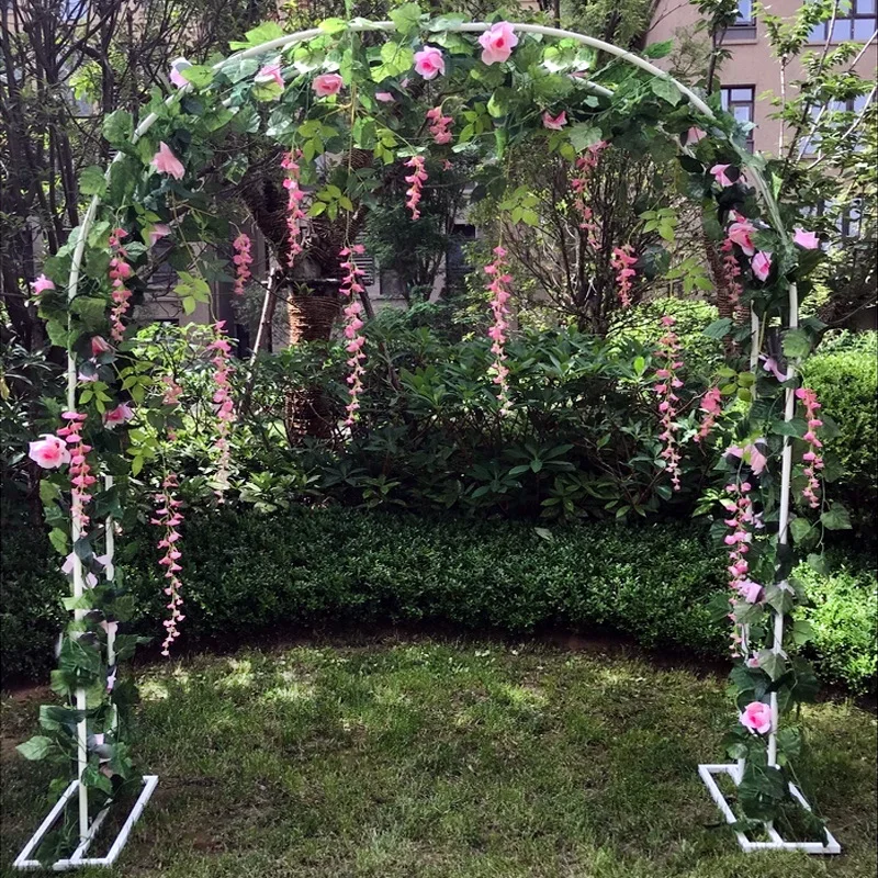 

Bridal Arch Frame Background Decoration Cherry Blossom Arch Flower Stand Door Wedding Party Decoration Props