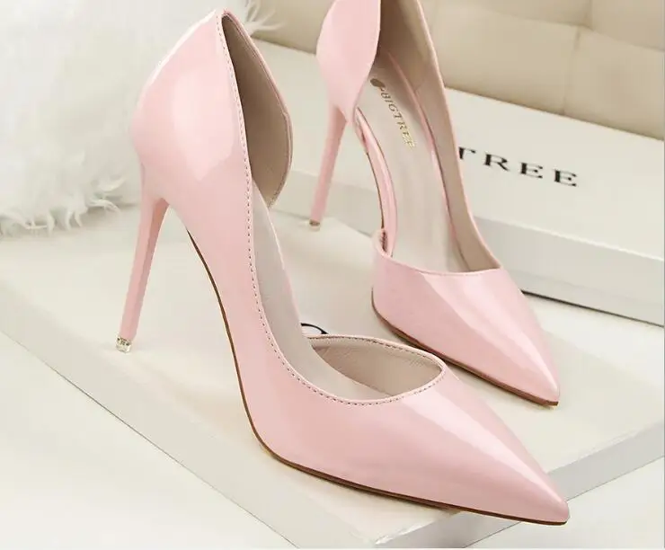 

Woman Summer Stylish simplicity Solid Women Pumps Thin Heels Shoes Sexy High Heels Pointed Toe Fashion Wedding Shoes Pumps Shoes
