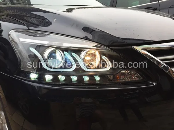 Светодиодная фара для NISSAN Sentra Sylphy led 2012 2014 LF|headlights for|for nissannissan headlights |